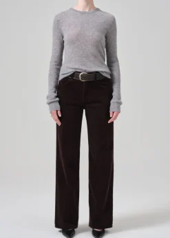 Annina High Rise Wide Leg 33" Corduroy