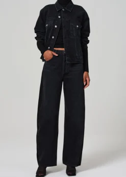 Ayla Baggy With Tuxedo Stripe