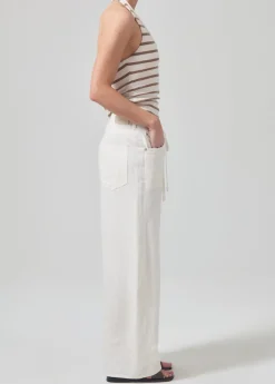 Brynn Drawstring Linen Trouser