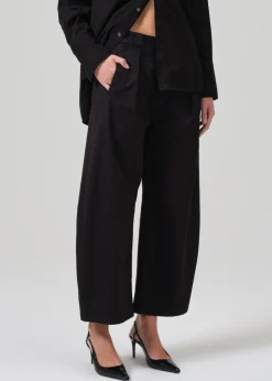 Cara Cropped Pleated Trouser