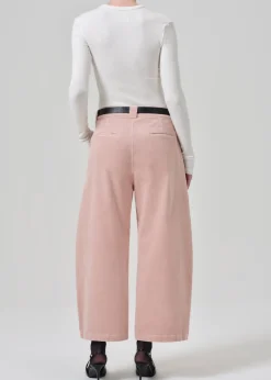 Cara Cropped Pleated Trouser Corduroy