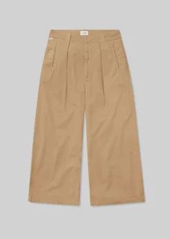 Cara Cropped Pleated Trouser