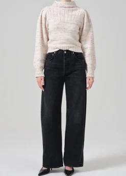 Claudia Turtleneck Puff Sleeve