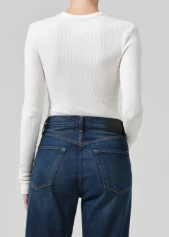 Cropped Faena Crewneck
