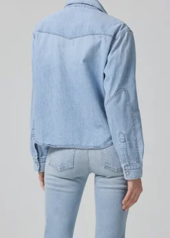 Cropped Western Shirt