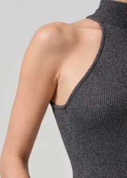 Dani Sleeveless Mock Neck