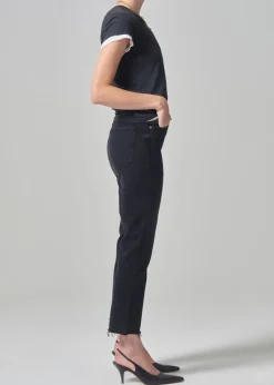 Daphne Crop High Rise Stovepipe