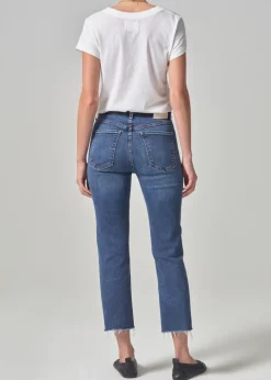 Daphne Crop High Rise Stovepipe