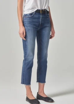 Daphne Crop High Rise Stovepipe