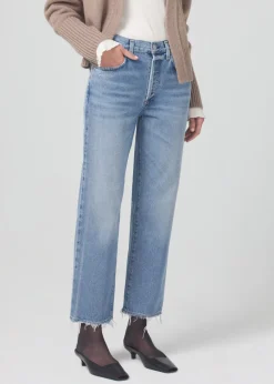 Emery Crop Relaxed Straight
