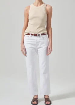 Emery Crop Relaxed Straight
