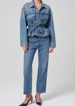 Emery Crop Relaxed Straight