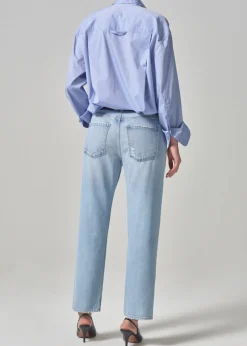 Emery Crop Relaxed Straight