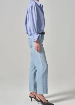 Emery Crop Relaxed Straight