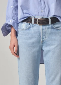 Emery Crop Relaxed Straight