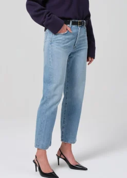 Emery Crop Relaxed Straight