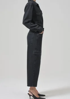 Gianna Seamed Cropped Baggy