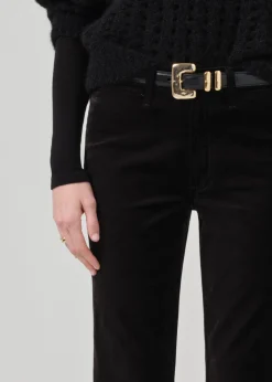 Isola Cropped Trouser Velvet