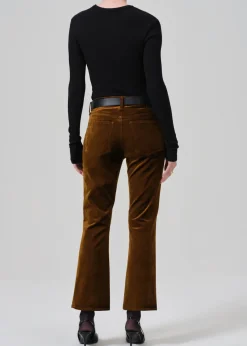 Isola Cropped Trouser Velvet