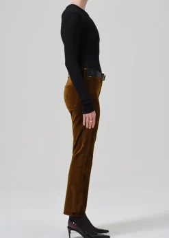 Isola Cropped Trouser Velvet