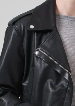 Kindra Cropped Moto Jacket