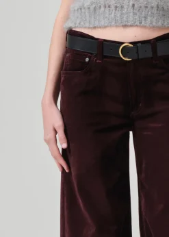 Lolli Mid Rise Baggy Velvet