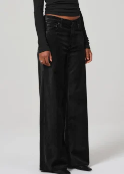 Lolli Mid Rise Baggy Velvet