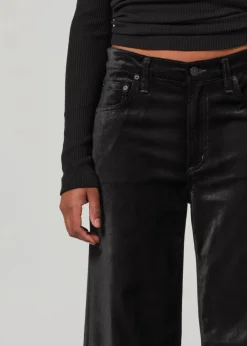 Lolli Mid Rise Baggy Velvet