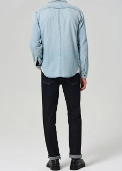 London Tapered Slim Cashmere Denim