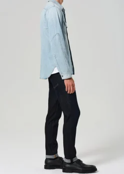 London Tapered Slim Cashmere Denim