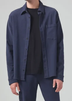 Luca Bucket Dye Shirt French Terry