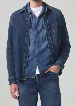 Luca Bucket Dye Shirt French Terry