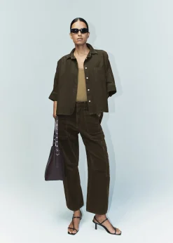 Marcelle Low Slung Easy Cargo Corduroy