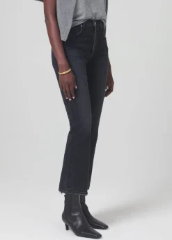 Maternity Isola Mid Rise Cropped Boot