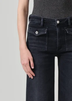 Raven Patch Pocket Wide Leg