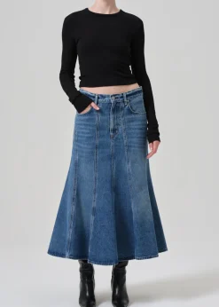 Riva Seamed Skirt