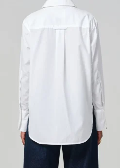 Ruffle Tuxedo Shirt